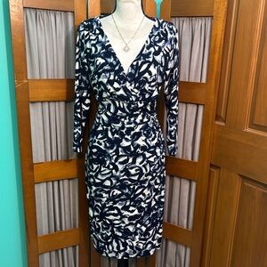 Lauren Ralph Lauren Elsie Jersey faux wrap Dress